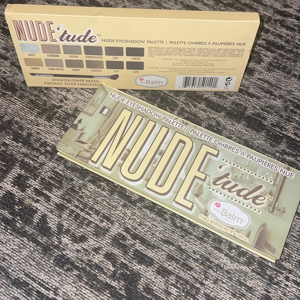 •BALM•NIB "NUDE'TUDE" EYESHADOW PALETTE